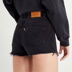 Levi’s Black Jean Shorts